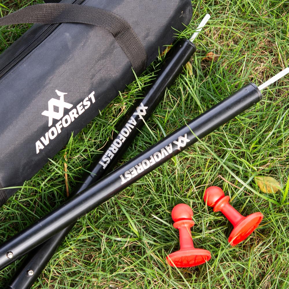 Tent Poles For Tarp, Avoforest Camping Tent Tarps Poles Adjustable Camping Accessories 90In Heavy Duty Poles For Backpacking Hik