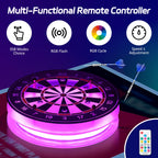 Coolgift Mart Light Up Dart Holder, Acrylic Dart Holder With Multiple Color Modes And Brightness Adjustment Function With Remote