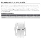 Harbinger Padded Leather Contoured Weightlifting Belt - 4 or 6    Width - Interior Suede Lining & Foam Cushioning - Heavy-Duty D