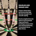 Fat Cat By Gld Products Realtree Apc Pink Camo Steel Tip Darts With Storage/Travel Case, 23 Grams , Black