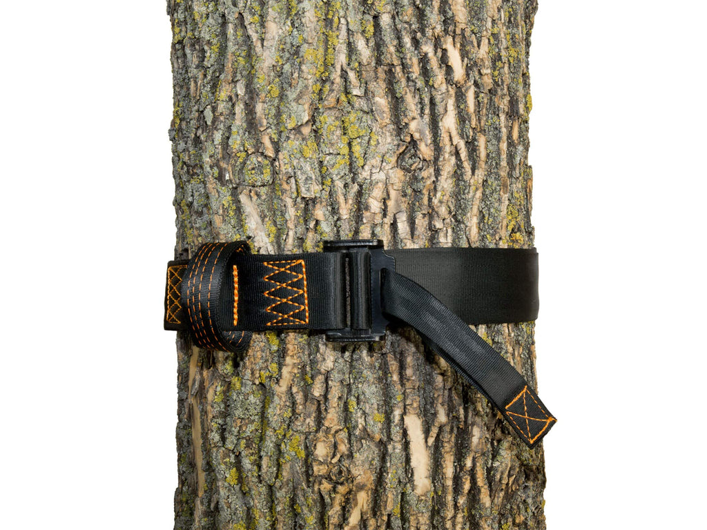 Muddy Safety Harness Tree Strap With Nylon Webbing, 300Lb Weight Capacity, Rugged Steel Buckle, And Double-Stitched Loop (One Si