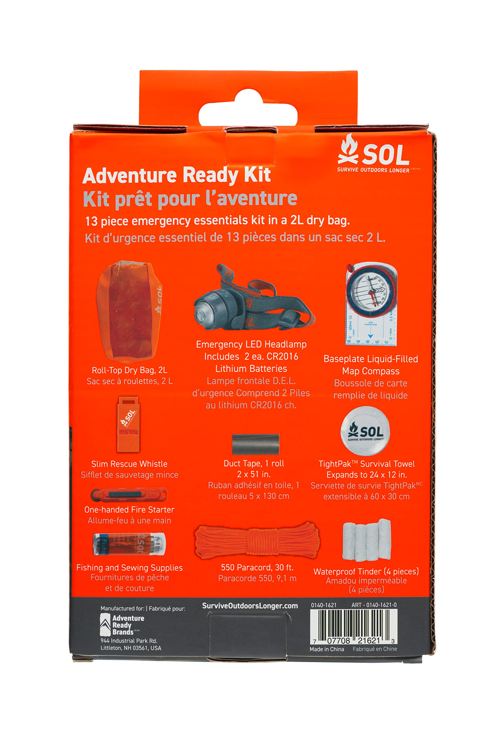 S.O.L. Adventure Ready Survival Kit