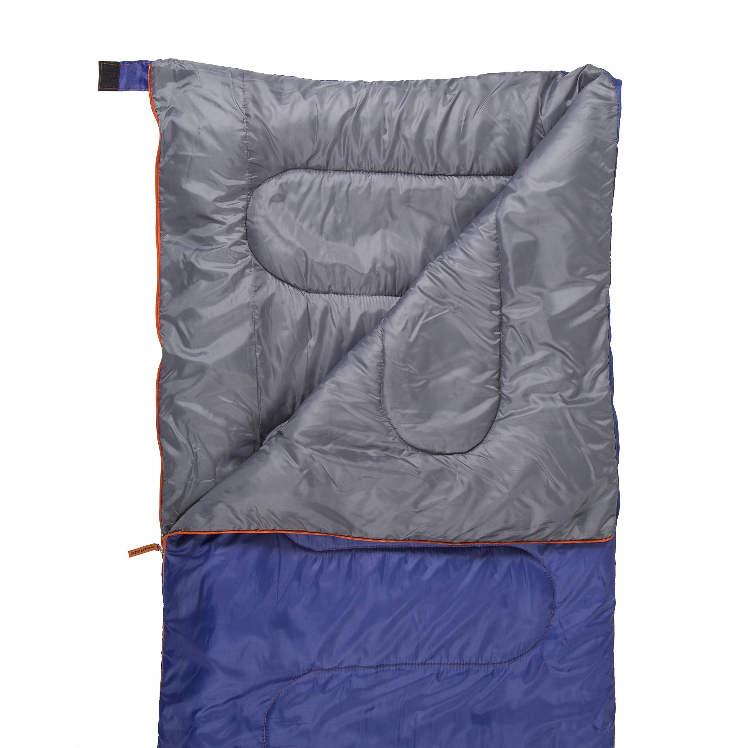 Stansport Redwood Rectangular 30'' X 75'' Sleeping Bag, Blue,Dark Green