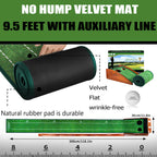 Gimiyaa Golf Putting Mat Green Indoor And Outdoor With Auto Ball Return,Game Practice Golf Gifts For Home, Office, Backyard Indo