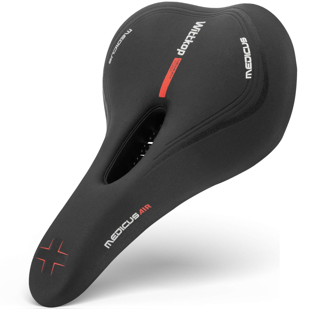 Wittkop Bike Seat [Trekking] For Men & Women, Waterproof Bike Saddle With Innovative 5-Zone-Concept - Exercise Bicycle Saddle -