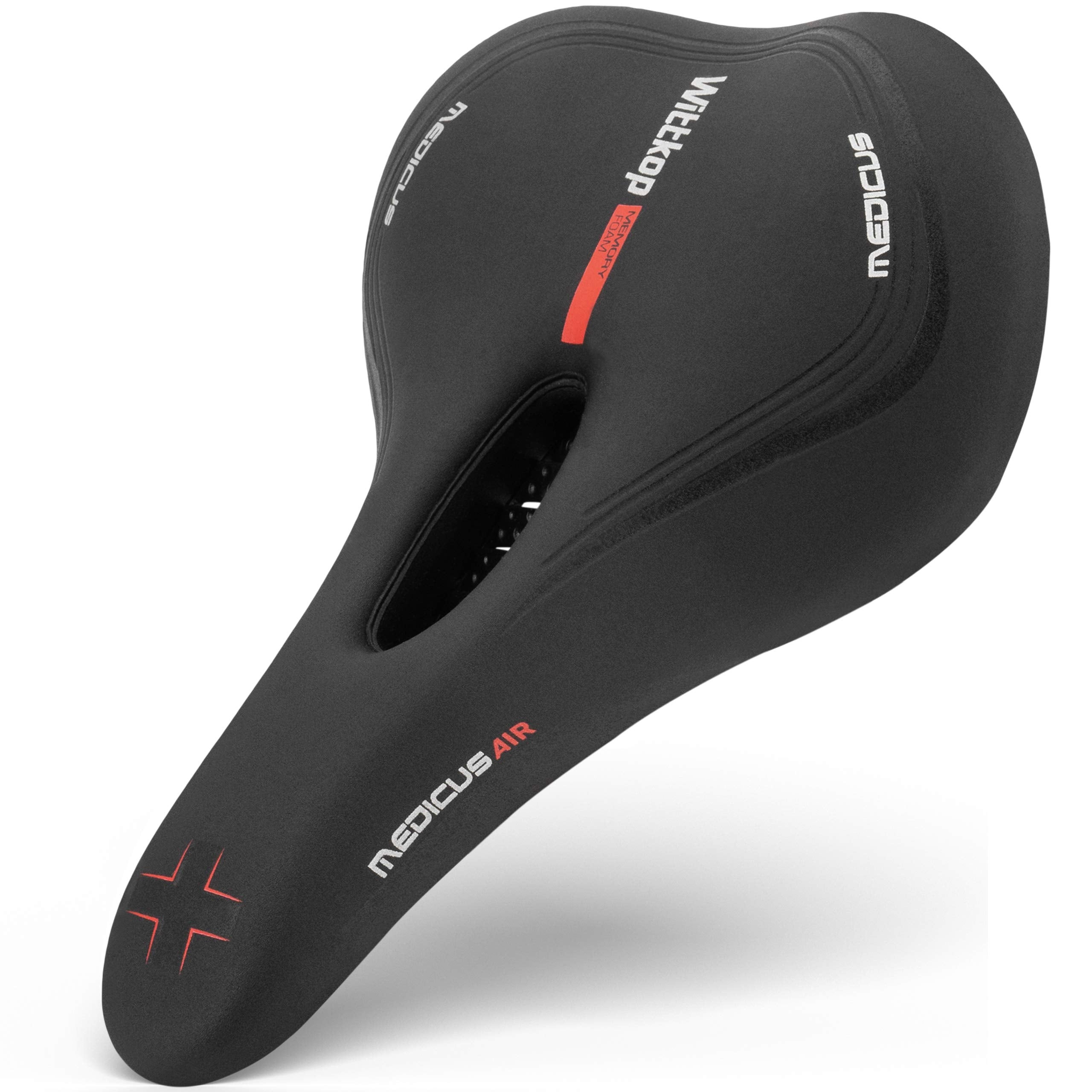 Wittkop Bike Seat [Trekking] For Men & Women, Waterproof Bike Saddle With Innovative 5-Zone-Concept - Exercise Bicycle Saddle -