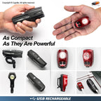 Cygolite Metro Plus 800 & Hotshot Pro 150 Bicycle Light Combo Set, Metro Plus 800 & Hotshot Pro 150 Usb Rechargeable Bicycle Lig
