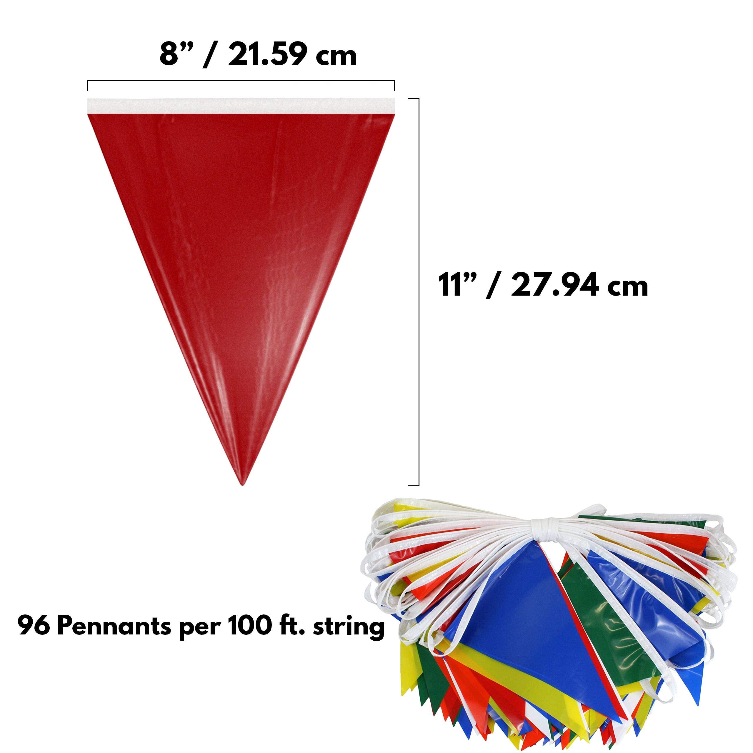 Water Gear Backstroke Flags - Meets All Regulations - Heavy-Duty Vinyl - Great For Swimmers And Divers - Competitive Swim Gear -