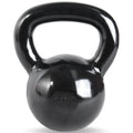 Cap Barbell Black Enamel Coated Cast Iron Kettlebell, 30 Lb