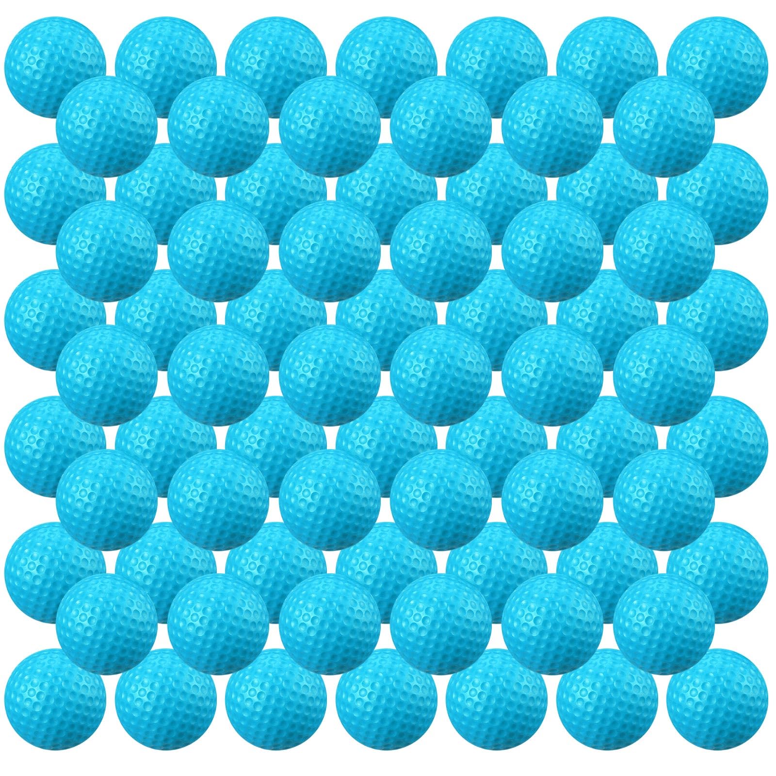 Junkin 80 Pcs Foam Golf Balls Practice Balls Realistic Feel and Flight Sport Training for Indoor or Outdoor Backyard Golf Traini