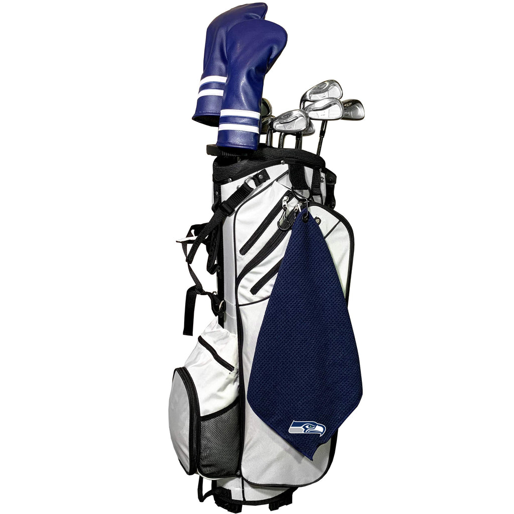 Team Golf Nfl Seattle Seahawks Microfiber Golf Towel, 15 X 15, One Size, 32883