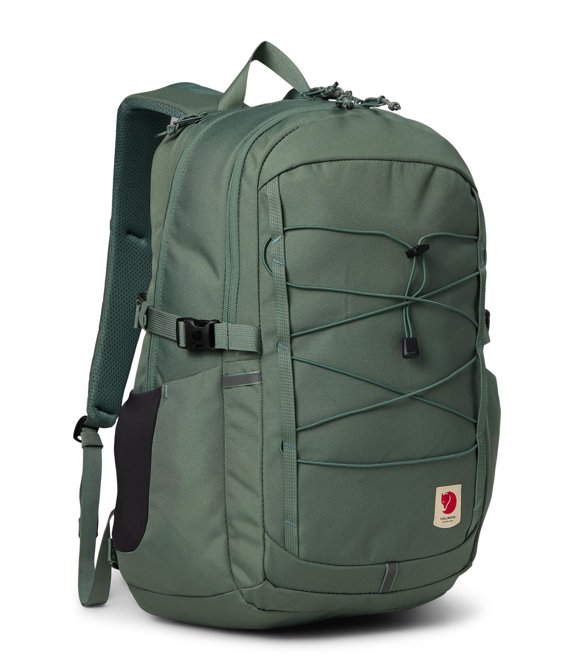 Fjllrven Skule 28 Backpack - Spacious Storage, Padded Back Panel, Breathable Design - Travel, Hiking, Patina Green