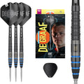 TARGET Darts Jeffrey de Graaf Gen 1 Steel Tip Swiss Point Darts, 90% Tungsten Darts, 23G | Generation 1 Black Steel Tip Darts, P