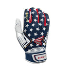 Ghost Softball Batting Glove, Pair, Starsstripes, Womens, Small