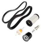 10L0L Golf Cart Tune Up Kit And Drive & Starter Belt Kit Fit Ezgo Txt Rxv 2008-2011 Gas Models With Kawasaki Motor,Oem# 606136,