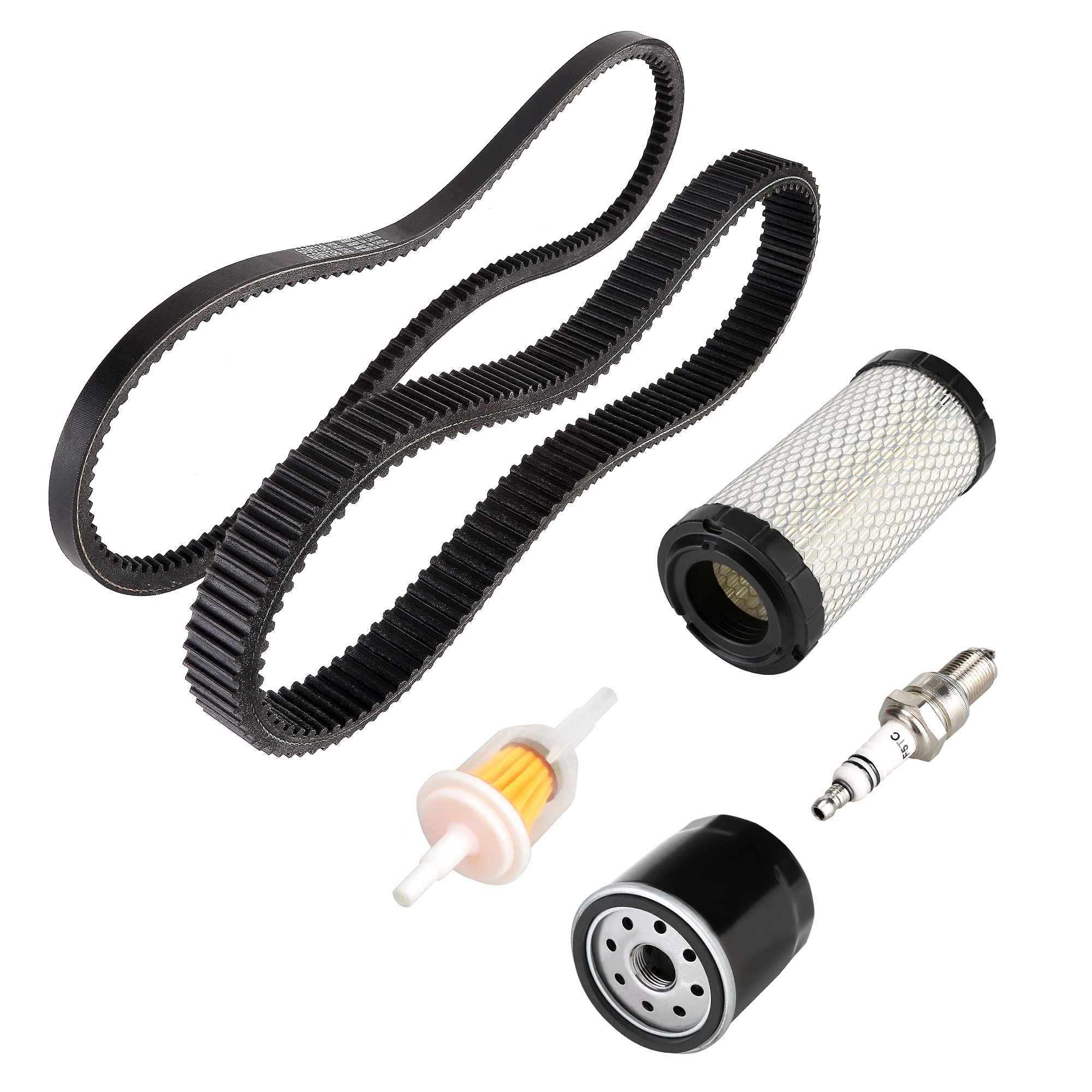 10L0L Golf Cart Tune Up Kit And Drive & Starter Belt Kit Fit Ezgo Txt Rxv 2008-2011 Gas Models With Kawasaki Motor,Oem# 606136,