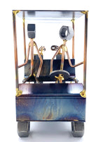 Golf Cart With 2 Golfers Collectible Handmade Metal Art Figurine, Desk Accessories, Trophy, Boss Gift, Office D?Or, Business Pro