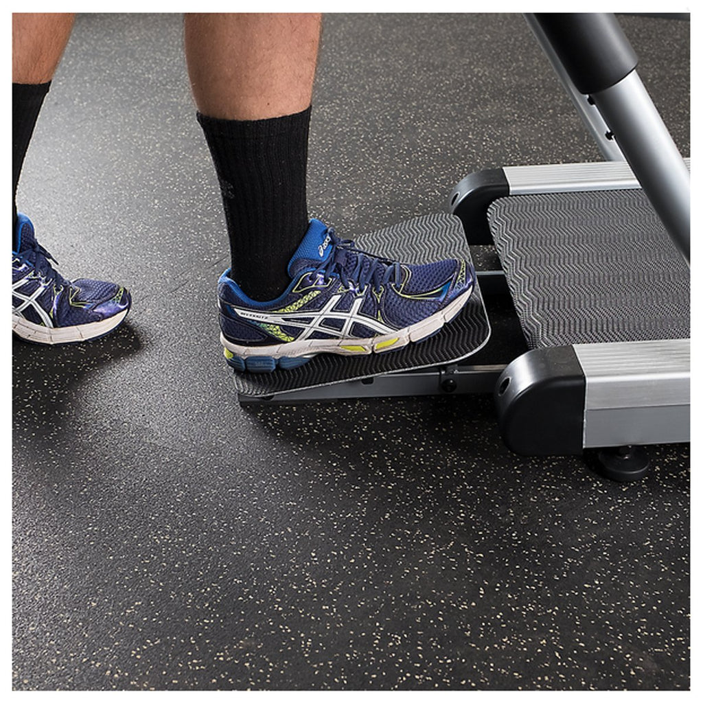 Body Solid (T50) Endurance Cardio Walking Treadmill - Adjustable Speed, Full-Length Handrails, Wide Ramp, Heart Rate Monitor, Le
