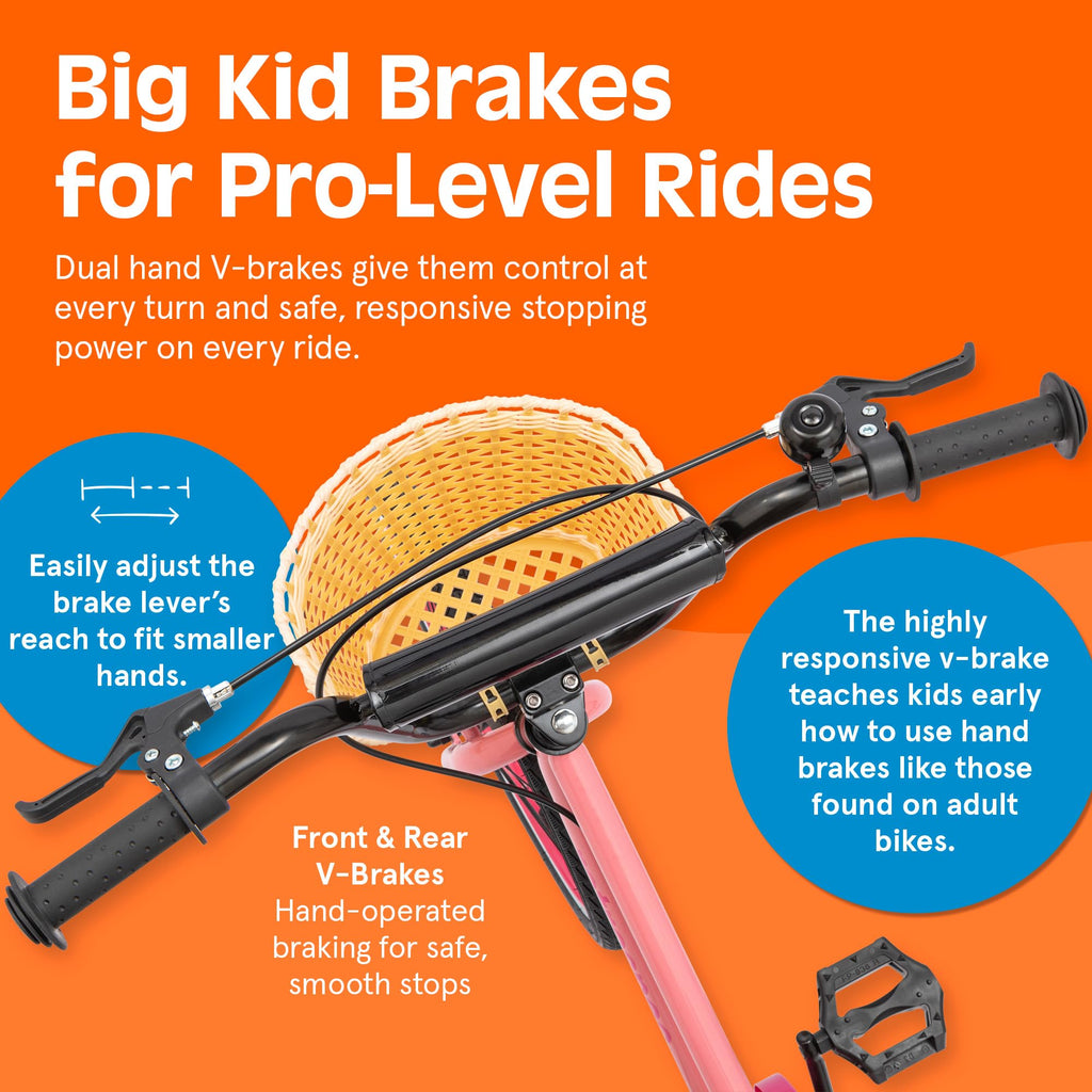 Retrospec Koda 20in Kids Bike with Adjustable Seat & Handlebars - Lightweight Boys & Girls Bicycle with v-Brakes, Wide Tires & S