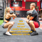 Folaps Squat Wedge Block For Heel Elevated Squat Weightlifting 2Pcs Non-Slip Slant Board For Squats Large Squat Blocks Calf Stre