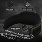 Rdx Dip Belt For Weight Lifting, Heavy Duty 36 Inch Adjustable Steel Chain, Dipping Belt Chin Pull Ups Gym Training Bodybuilding