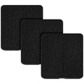 3 Pcs Molle Patch Panel 3.35 x 3.15 Hook and Loop Adapter Tactical Backpack Patches Badges and Insignia Display Board Black Moll