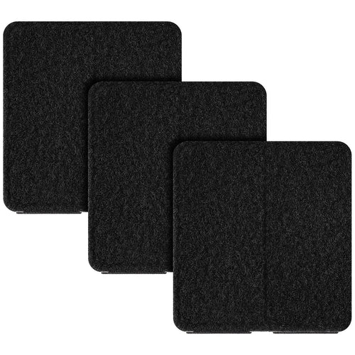 3 Pcs Molle Patch Panel 3.35 x 3.15 Hook and Loop Adapter Tactical Backpack Patches Badges and Insignia Display Board Black Moll