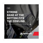 Mercury Marine Tow N Stow Outboard Cover 150Hp Fourstroke, Black
