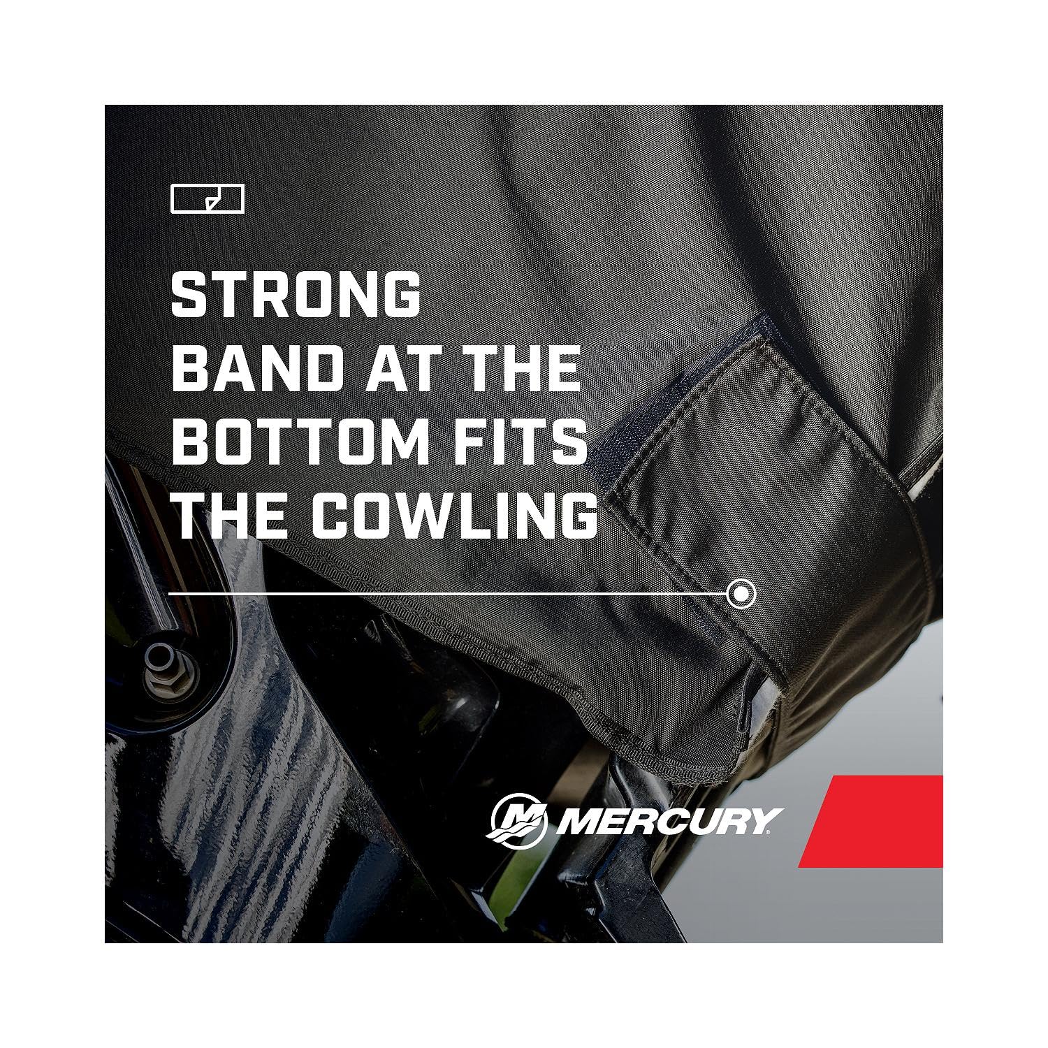 Mercury Marine Tow N Stow Outboard Cover 600Hp Verado, Black
