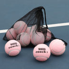 Teloon Tennis Balls (Pink-12Pcs)