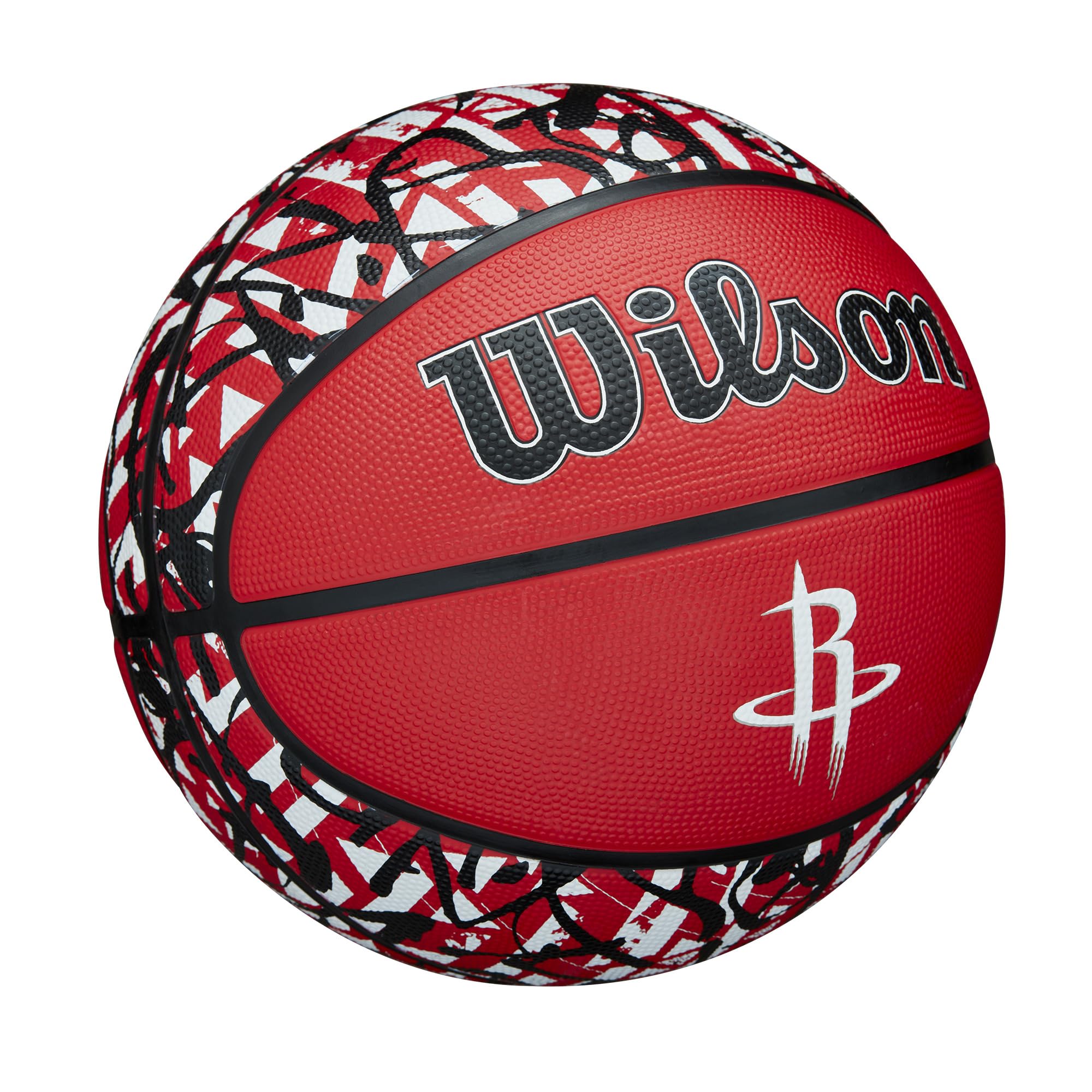 Wilson Nba Team Graffiti Basketball - Houston Rockets, Size 7-29.5''