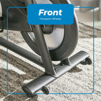 Echelon Ex-15 Smart Connect Fitness Bike, 30-Day Free Echelon Membership, Easy Storage, Small Spaces, Cushioned Seat, Solid, Sta