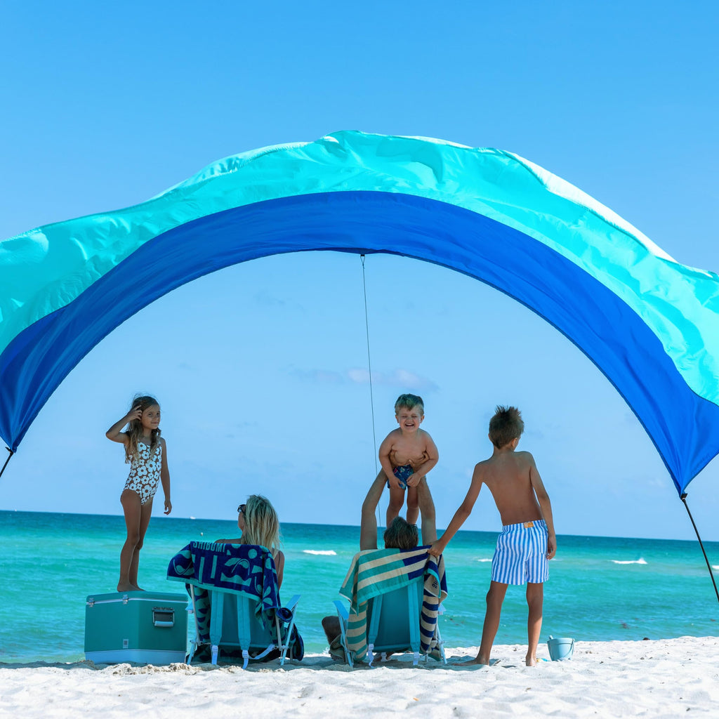 New Shibumi Shade Classic With Quiet Canopy, The Original Wind-Powered Beach Shade, Provides 150 Sq. Ft. Of Shade, Weighs Only 4