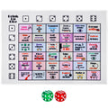 Fofeadm Drinking Games for Adults, Rubber Mat Drinking Board Game, Funny Party Interactive Drinking Games for Game Night, Birthd
