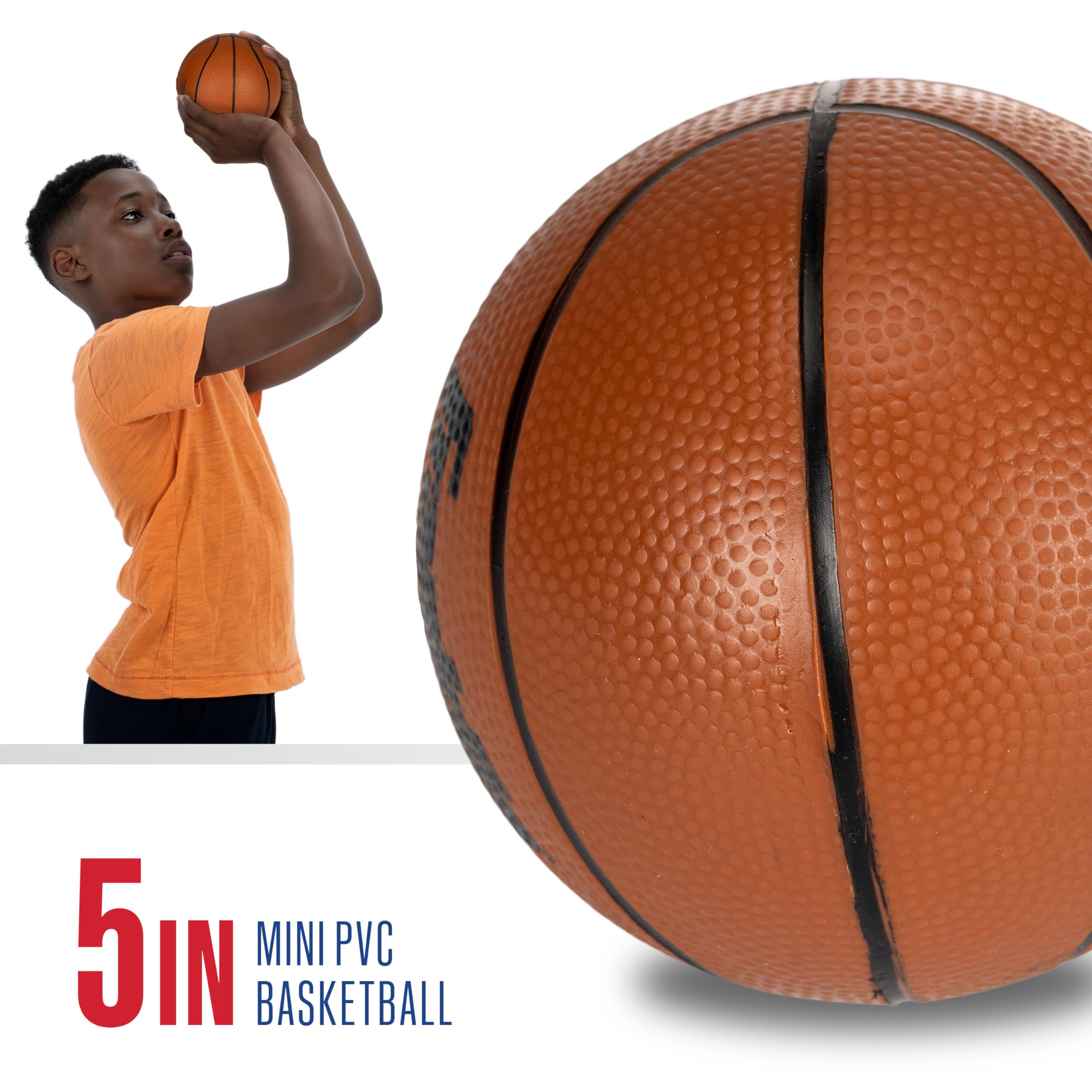Franklin Sports Kansas Over The Door Basketball Hoop - Kids Indoor Basketball Hoop With Mini Ball - Fan Shop Toy For Bedroom + O