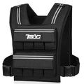 Adjustable Weighted Vest Men,40lb Weights Vest with Reflective Stripe, Weight Vest Workout Vest for Strength Training Running Wa