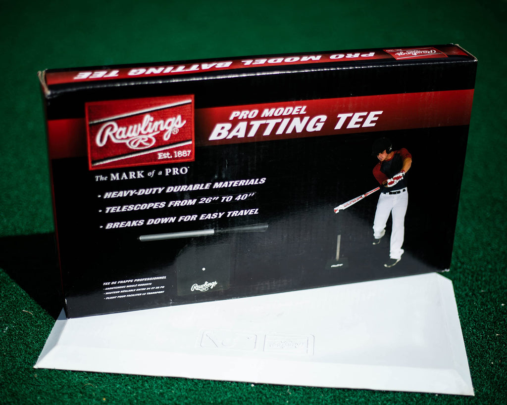 Rawlings | PRO MODEL Batting Tee | Heavy Duty Base | Adjustable Height 21-36