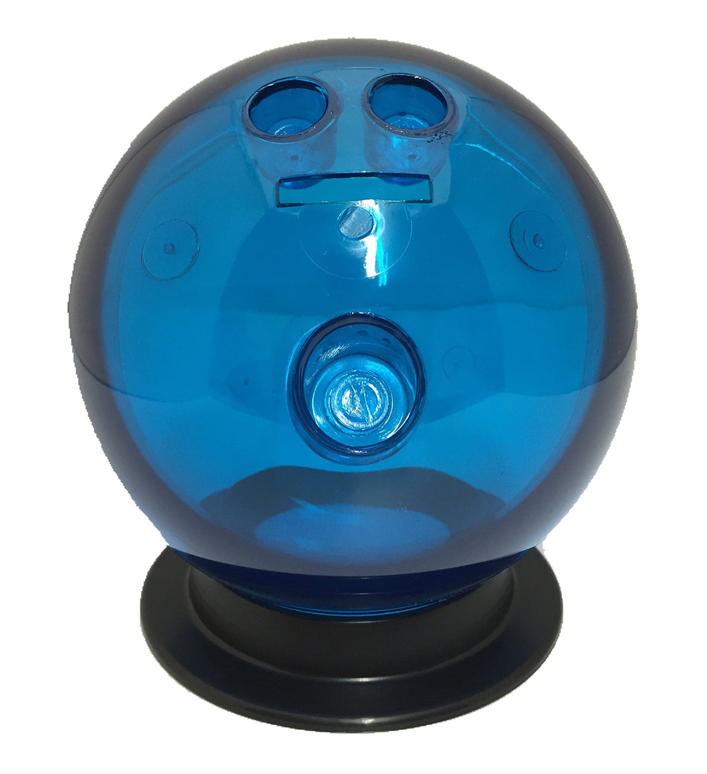 Large Bowling Ball Bank With Stand (Blue)