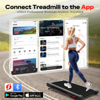 Sperax Walking Vibration Pad with Manual Incline,Under Desk Treadmill for Home,4 in 1 Vibration Plate Exercise Machine with APP,
