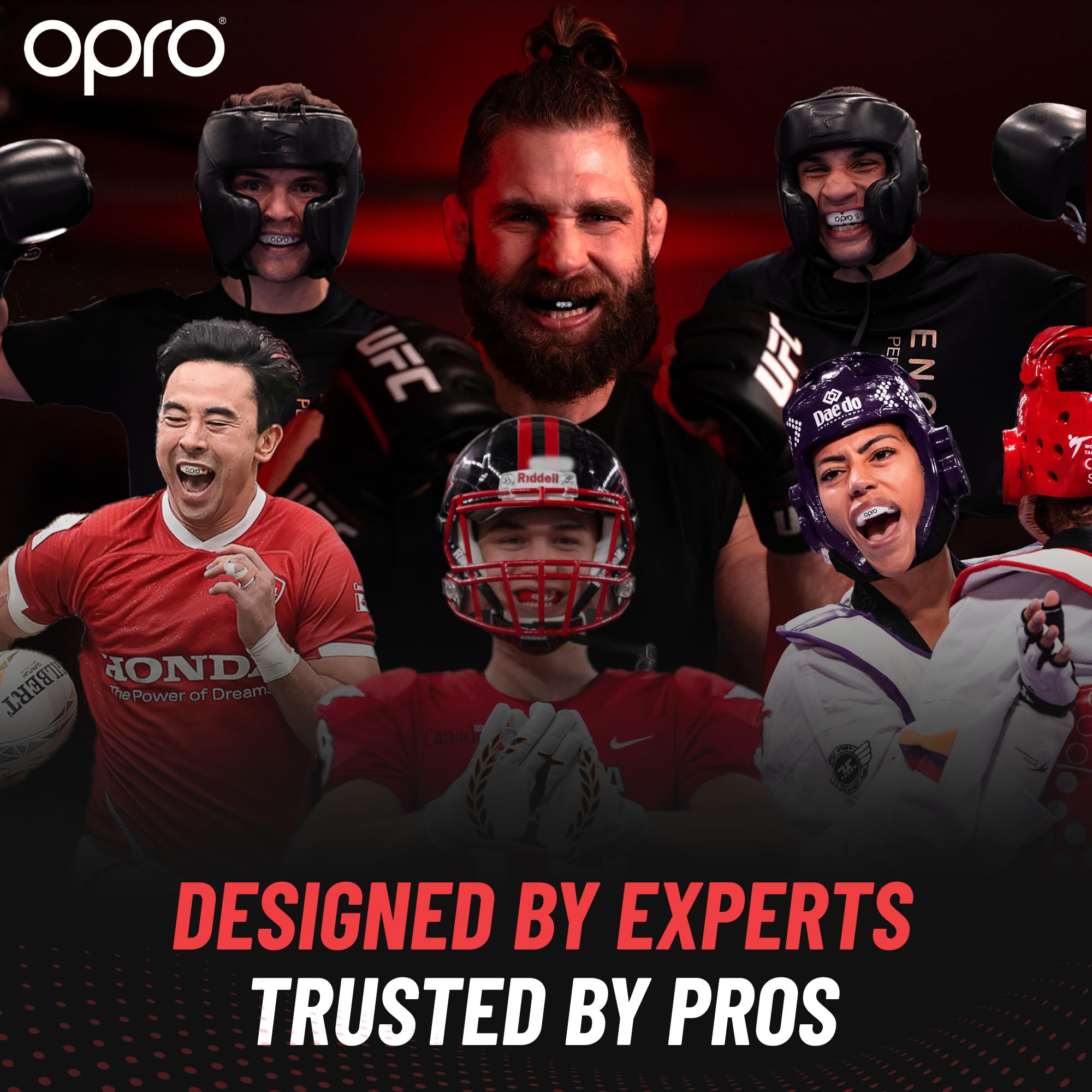 Opro Instant Custom-Fit Mouth Guard, Dentist Mouthguard, Revolutionary Fitting Technology For Ultimate Comfort, Protection & Fit