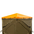 CAGE PERMANENT HUB BLIND, Blaze Orange Safety Cap, for Use with R30 Permanent Hub Blind, Safety During Hunting, Attaches Quickly