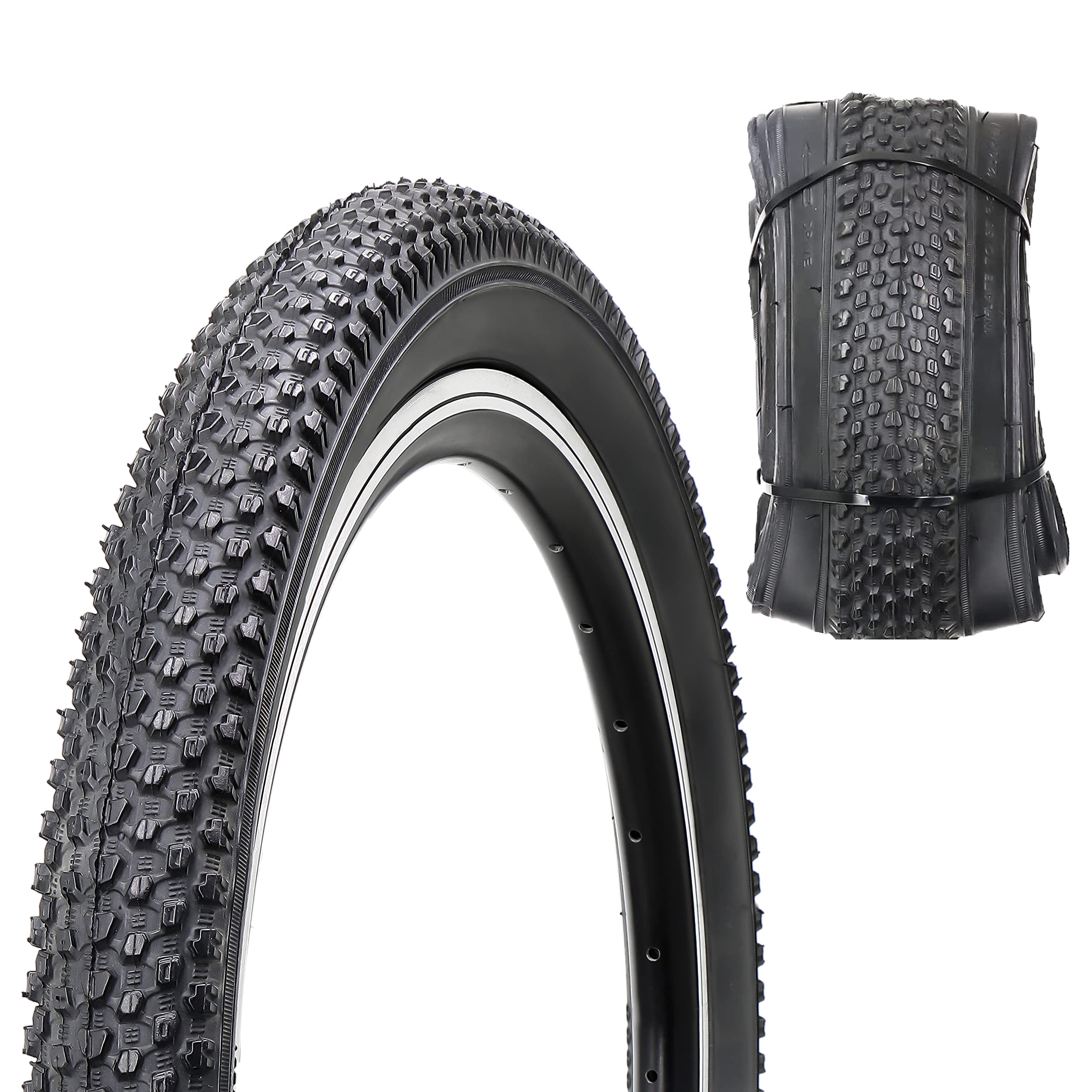 Hycline Bike Tire,20X2.125-Inch Folding Replacement Tire For Mtb Mountain Bicycle-Black