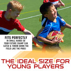 Franklin Sports Nfl San Francisco 49Ers Football - Youth Football - Mini 8.5'' Rubber Ball - Perfect For Kids - Team Logos And C