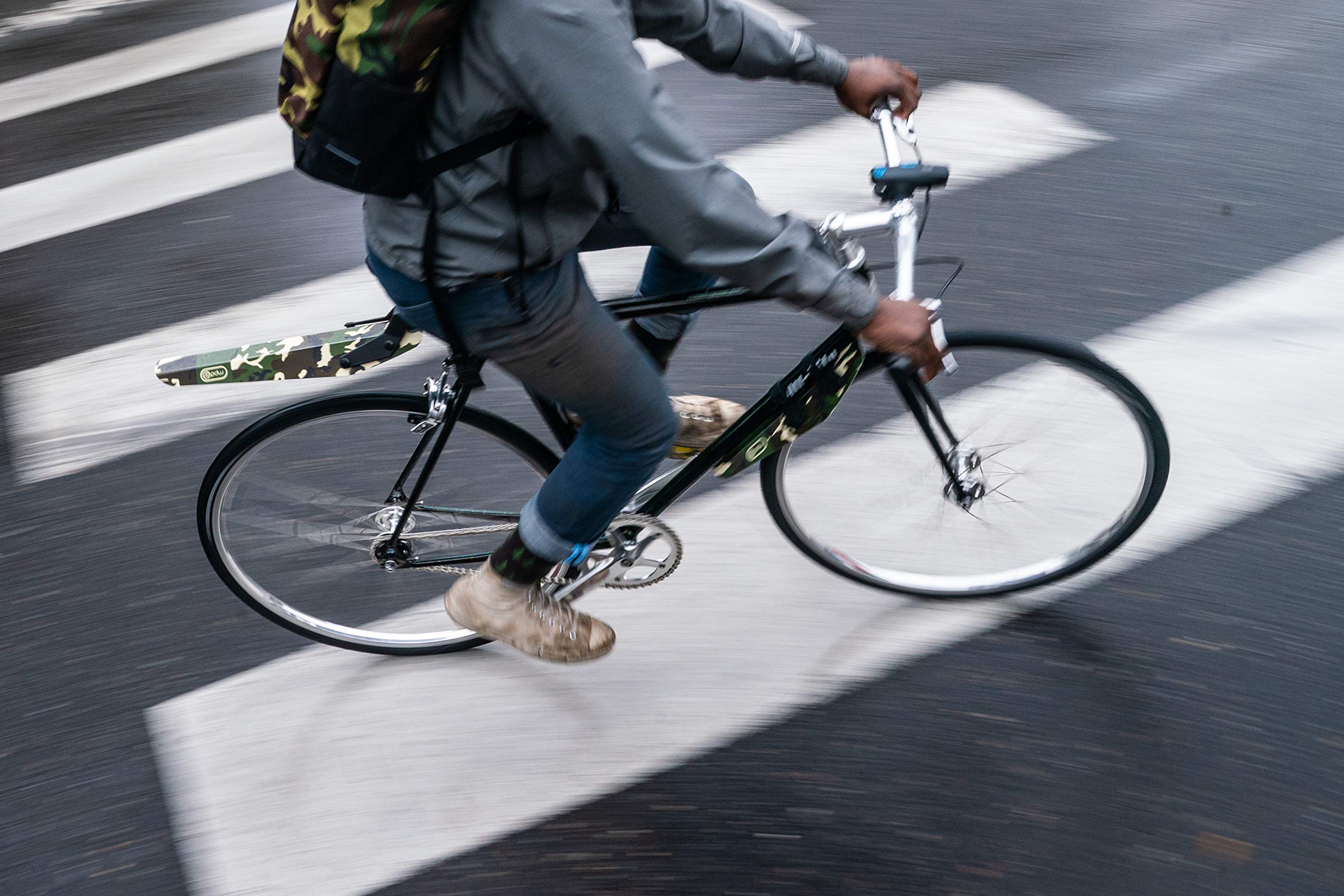 Portland Design Works | Origami Seatpost Fender, Camo, 17.5'' (360)