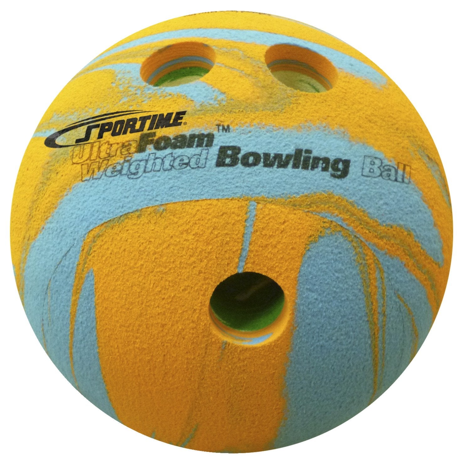 Sportime Ultrafoam Bowling Ball, Weighted, Multi-Color, 1 Pound - 019899
