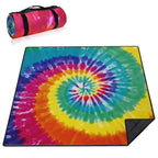 Supfitness Extra Large Picnic Blankets Waterproof Foldable (80 X 80) Beach Blanket Waterproof Sandproof,3-Layer Thicking Mat Out