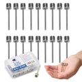 Champion Replacement Ball Pump Needles (Pack of 18), Metal Inflation Needles for Sports Balls with Compact Case, Compatible with