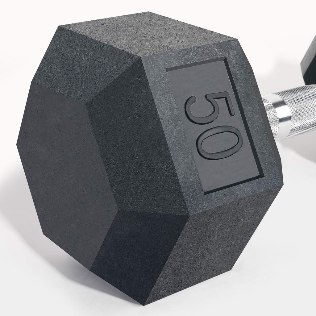 Lionscool Hex Dumbbell (50Lb Single)