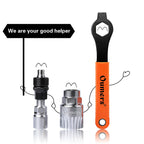 Oumers Bike Crank Extractor/Arm Remover And Bottom Bracket Remover With 16Mm Spanner/Wrench. Professional Bicycle Repair Tool Ki