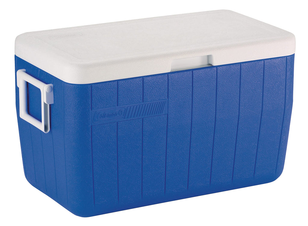 Coleman Chiller Series 48Qt Insulated Portable Cooler, Hard Cooler With Ice Retention & Heavy-Duty Handles, Great For Camping, T